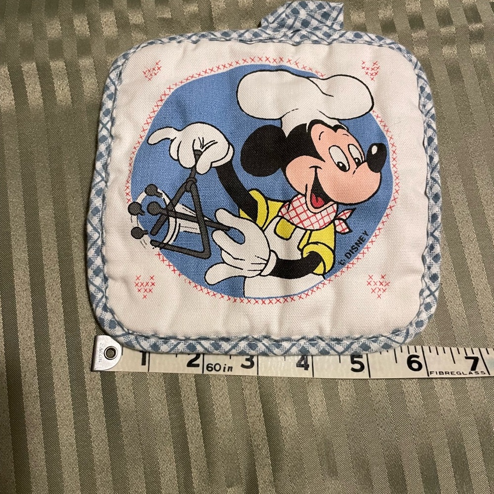 Disney Mickey Mouse Red and Blue Pot Holders 3 potholders - Picture 4 of 5